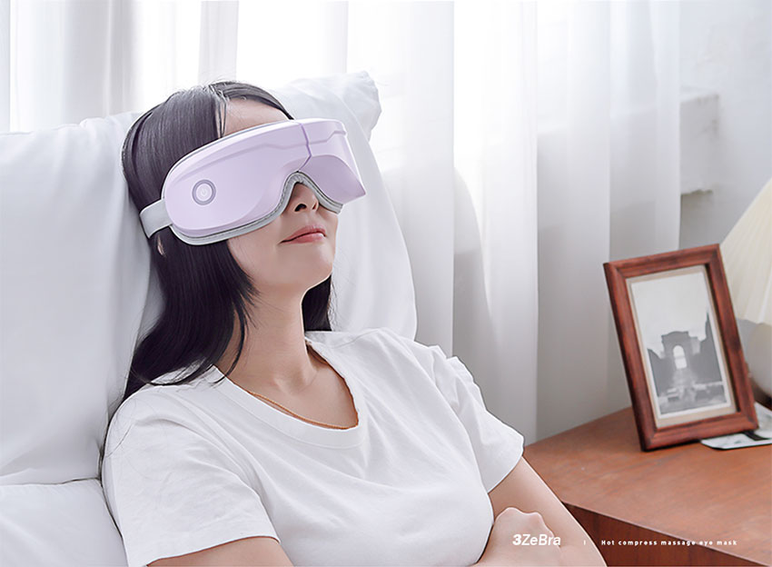 【3ZeBra】5C熱敷按摩眼罩|藍牙音樂款
