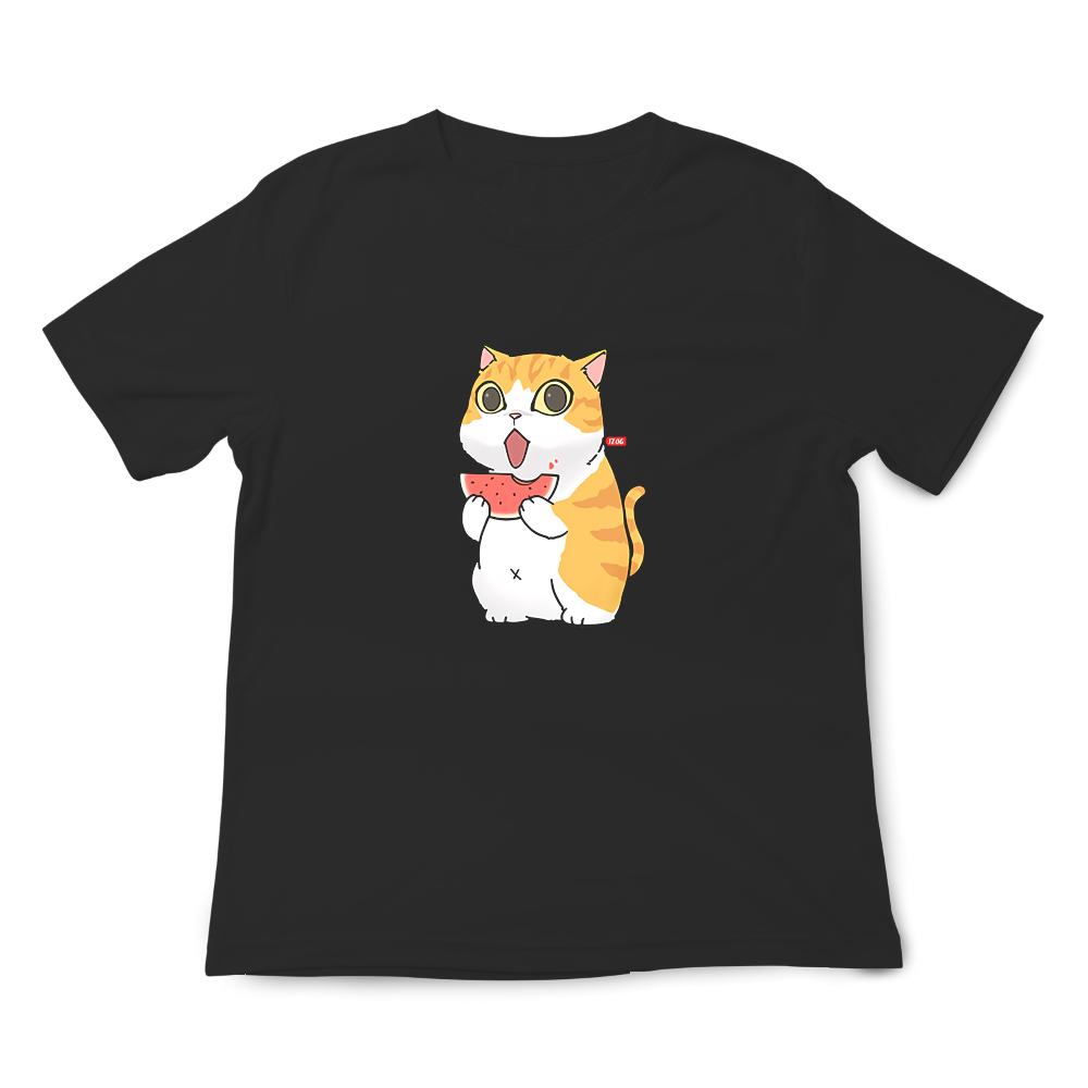 橘貓吃西瓜 黑色.png