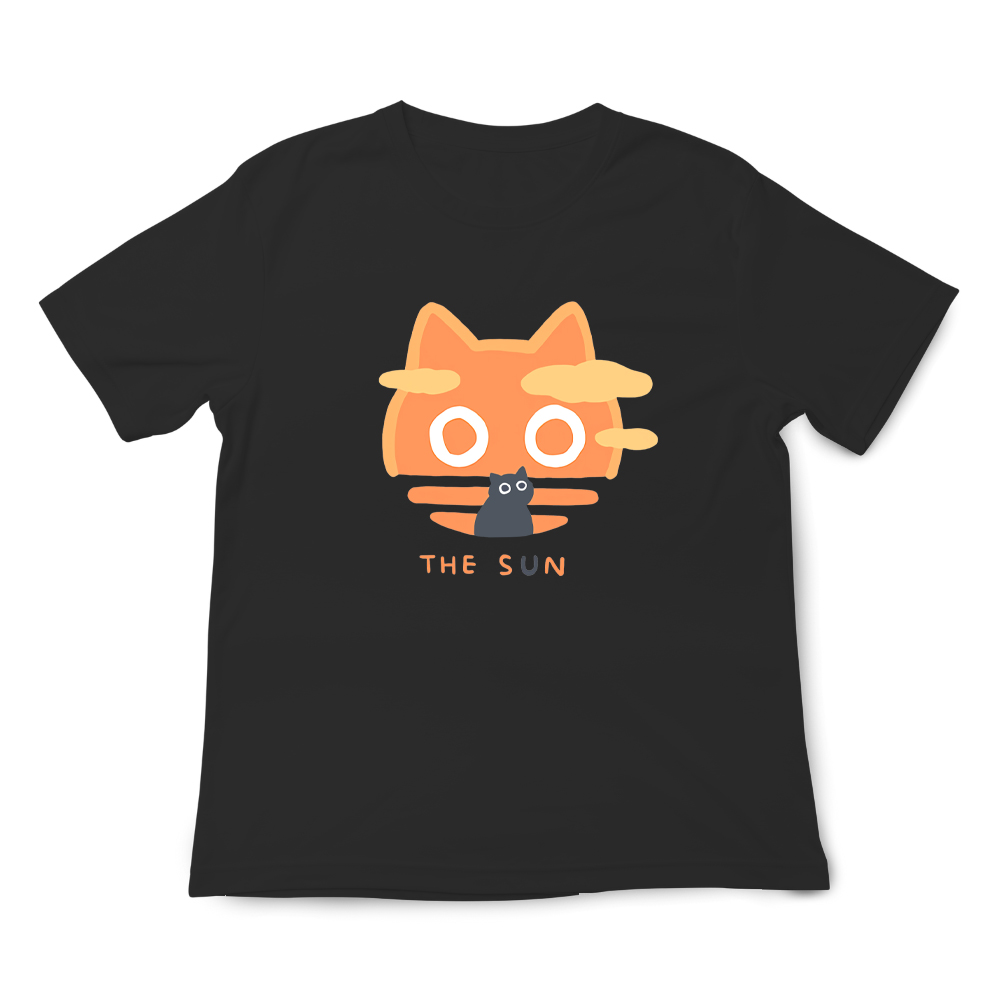 夕陽下的黑貓 黑色.png