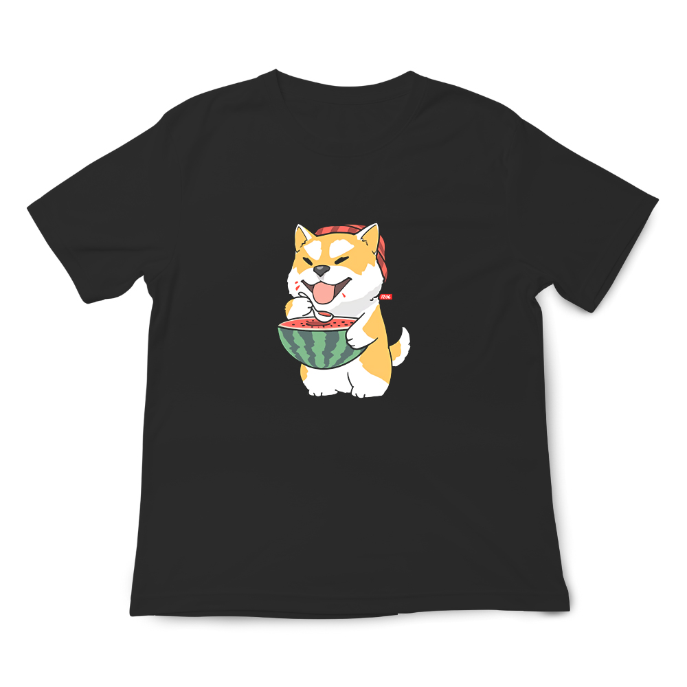 柴犬吃西瓜 黑色.png