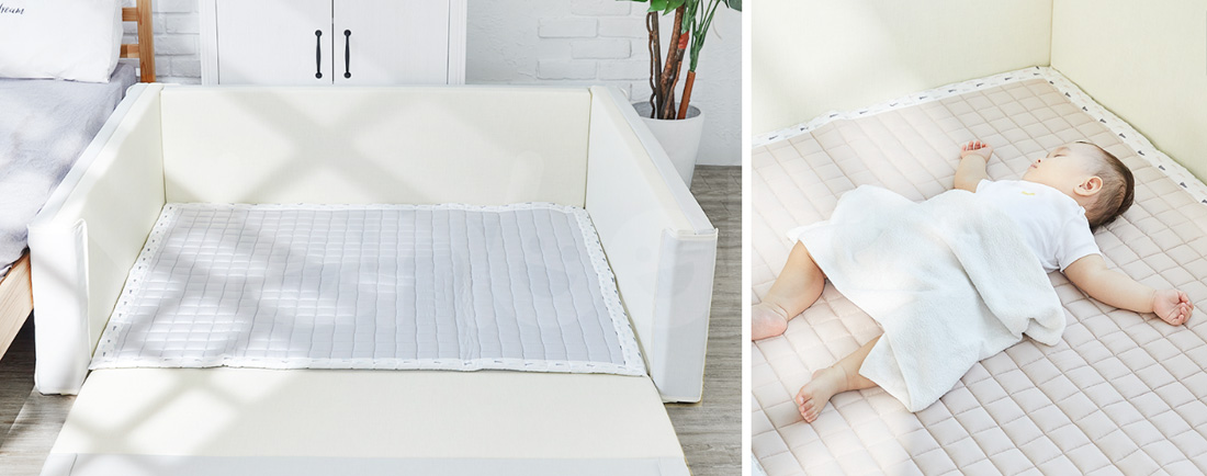 B-BR_15.jpg/ 多功能用途攜帶方便,ianbaby 四季透氣雙面QQ睡墊可搭配遊戲城堡或折墊一起使用,附專屬收納提袋外出攜帶也方便。