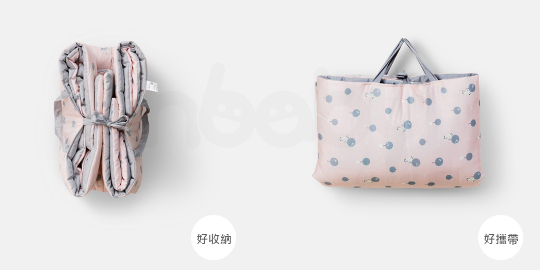 B-BB_23.jpg/ 易折疊可綁帶好收納，附專屬收納提袋好攜帶，ianbaby 韓製寶寶睡袋是寶貝上幼兒園的最佳選擇。