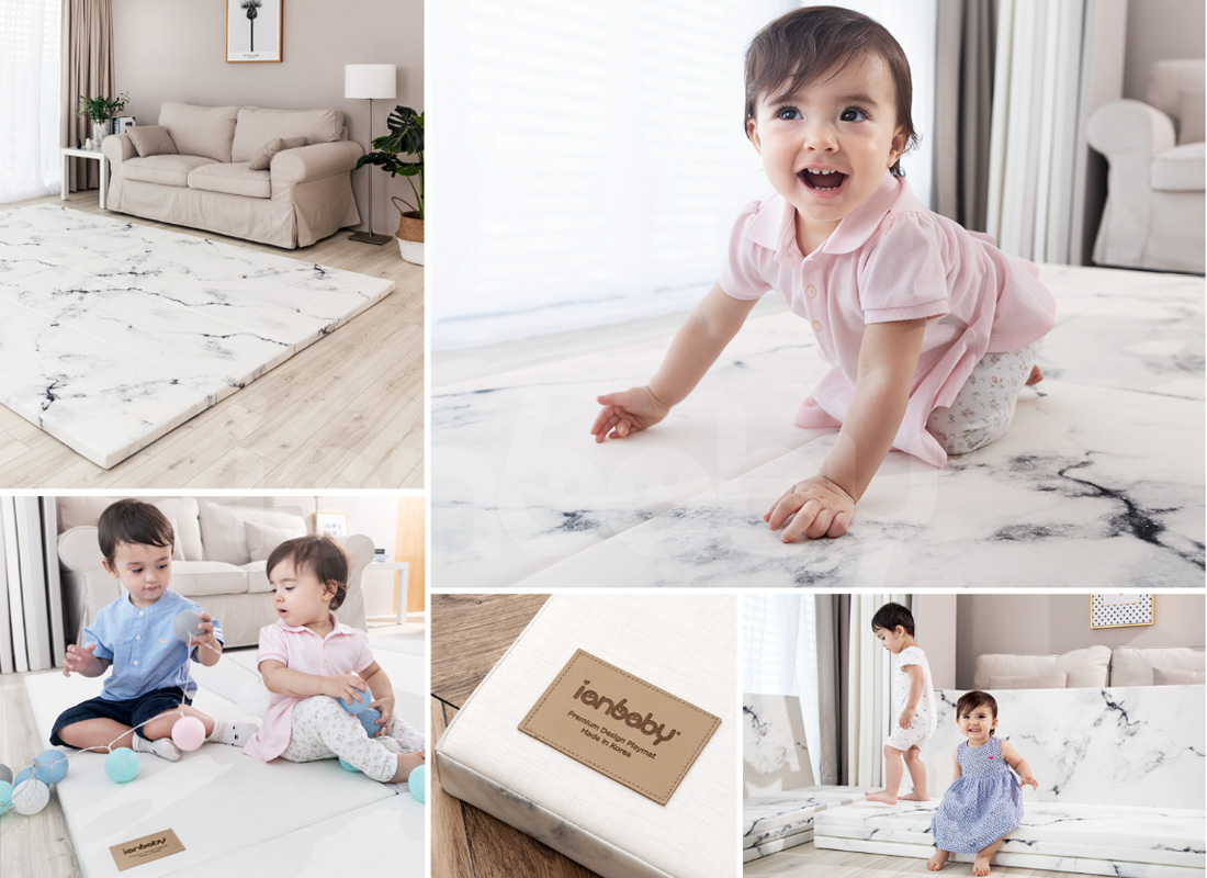 M-FM_10.jpg/ 多功能設計,除了是嬰兒爬行墊、午睡墊、遊戲墊、床邊墊,ianbaby 2in1韓製兒童折疊墊銀狐大理石也能變身小沙發、階梯、隧道或是溜滑梯供寶寶玩樂。