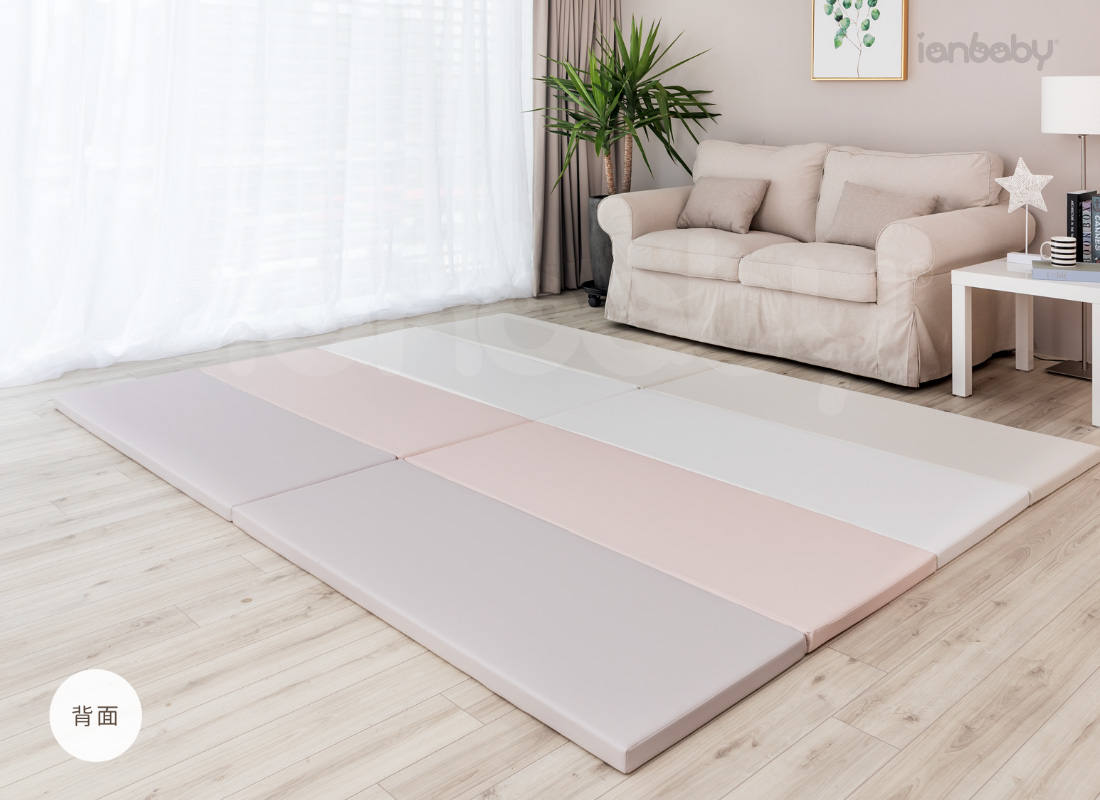 M-FM_22.jpg/ ianbaby 2in1韓製兒童折疊墊小小夢想船,背面四種低彩度顏色搭配,空間融合度高,童趣卻不失和諧。